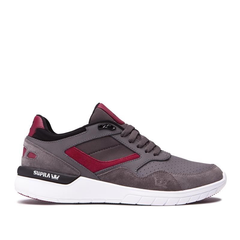 Supra WINSLOW Sneaker Low Damen Braun / Rot Sale FTOEZ7108